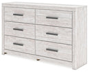 Cayboni - Six Drawer Dresser - Whitewash