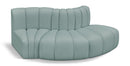 Arc - Faux Leather 3 Piece Modular Sofa