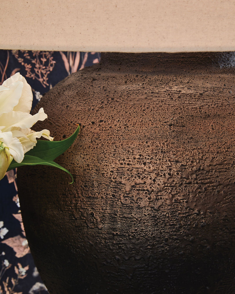 Newgerhard - Metal Table Lamp - Brown / Black