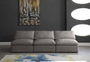 Plush - Modular Armless 3 Seat Sofa