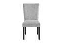 D1319 - 5 Piece Dining Room Set (Dining Table And 4 Dining Chair) - Black / Light Gray / White