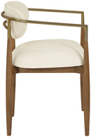 Riccio - Dining Arm Chair (Set of 2) - Walnut Frame