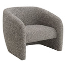 Livia - Accent Chair - Brown & Gray Tweed