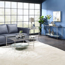 Adelrik - Sofa Table - Glass & Chrome