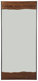 Panchali - Floor Mirror - Brown / Black