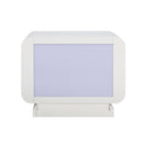 Allendale - Nightstand - Ivory & Latte High Gloss