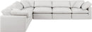 Indulge - Faux Leather 6 Piece Modular Corner Sectional