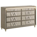 Lorient - 8-Drawer LED Bedroom Dresser Cabinet