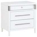 Gracemont - 3-Drawer Bedroom Nightstand Bedside Table - White