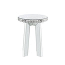 Lotus - End Table - Mirrored & Faux Ice Cube Crystals