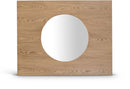 Optic - Oak Wood Frame Mirror