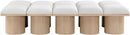 Pavilion - 10 Piece Modular Bench With Natural Base