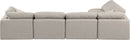 Indulge - Linen 5 Piece Modular Sectional