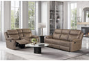 U6026 - Reclining Sofa / Console & Reclining Loveseat - Dark Brown