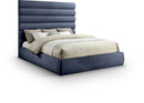 Adam - Chenille Fabric Bed With 70.5" Headboard