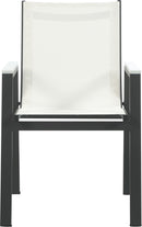 Nizuc - Outdoor Patio Dining Arm Chair With Gray Frame (Set of 2)