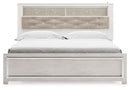 Altyra - King Bookcase Panel Bed - White