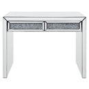 Noralie - Console Table Faux Diamonds - Mirrored