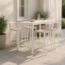 Maldives - Rope Outdoor Patio Bar Stool (Set of 2)