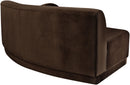 Avra - Velvet Performance Fabric Upholstered Armless Sofa