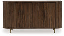 Amickly - Accent Cabinet - Dark Brown