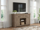 Garistyn - TV Stand With Fireplace Option