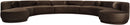 Avra - 192" Velvet Performance Fabric Upholstered Sectional