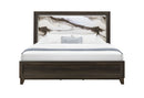 Harmony - 5 Piece Twin Bedroom Set (Bed, Dresser & Mirror, Nightstand, Chest) - Dark Brown