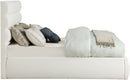 Adam - Linen Fabric Bed With 52" Headboard