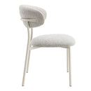 Kalam - Side Chair (Set of 2) - Gray Fabric & Beige