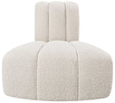 Arc - Boucle Fabric Reverse Corner