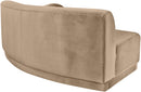 Avra - Velvet Performance Fabric Upholstered Armless Sofa