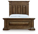 Frantanna - 3 Pc. - Queen Panel Bed, Dresser And Mirror - Brown