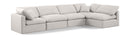 Indulge - Linen 5 Piece Modular Sectional
