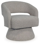 Nashkins - Swivel Accent Chair - Pebble