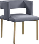 Caleb - Dining Chair with Gold Legs (Set of 2)