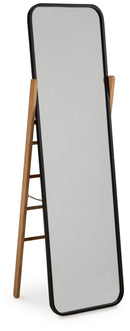 Bronick - Floor Mirror - Black / Brown