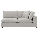 Marisa - Modular RF Loveseat With 2 Pillows - Beige Boucle