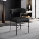 Rivage - Durable Dining Chair With Black Frame (Set of 2)