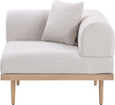 Laguna - Resilient Water Resistant Fabric Upholstered Outdoor Patio Modular Corner Chair