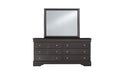 Pompei - 5 Piece Full Bedroom Set With LED - Gray