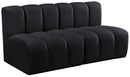 Arc - Velvet 2 Seats Modular Sofa