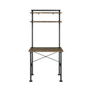 Ensata - Writing Desk - Rustic Oak & Black