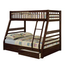 Jason - Twin Over Full Bunk Bed - Espresso