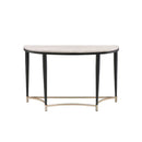 Ayser - Sofa Table - White Washed & Black
