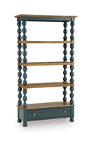 Finnworth - Bookcase - Blue / Brown