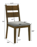 Everly - Side Chair (Set of 2) - Brown