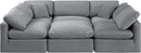 Indulge - Velvet 6 Piece Modular Sectional