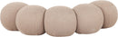 Apollo - Boucle Fabric Bench