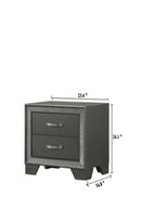Kaia - Nightstand - Dark Gray